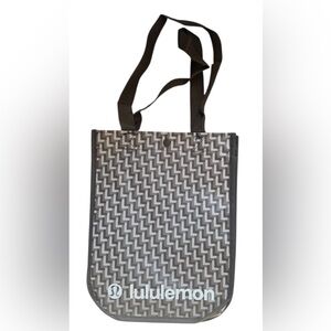 New LULULEMON 2025 HOLIDAY Shopping Tote Bags Small lunch Gym Brown
